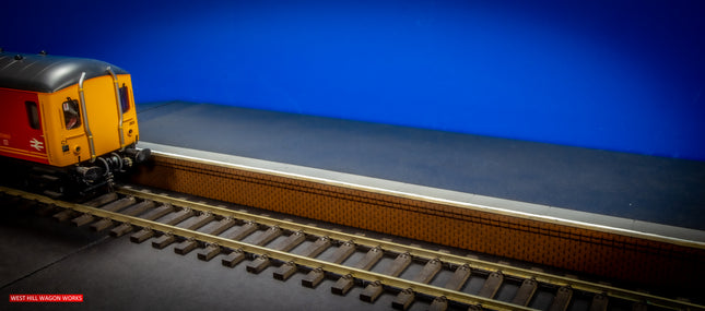 Single Sided Brick Type Platform Kit - Straight Section - O Gauge