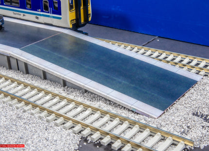 Double Sided Concrete Platform Kit - Platform Ramps (2x13cm Ramps) OO Gauge