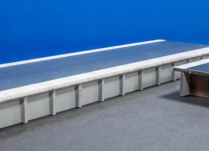 Double Sided Concrete Platform Kit - Straight Sections (2x26cm Sections) OO Gauge