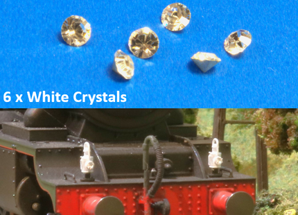 Crystals for LNER Head Lamps (L54) - OO Gauge (Pack of 6)