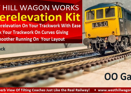 Track Superelevation Kit - Mega Pack - OO Gauge Code 75/100