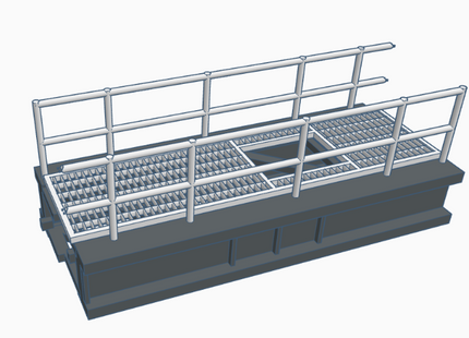 SG19 - 50mm Extension Span for Type 2 Signal Gantry Structure Kits (OO Gauge)