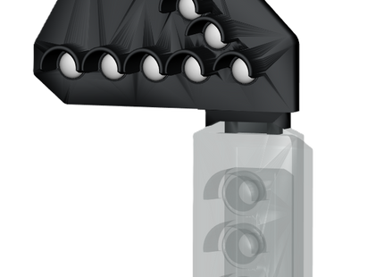 SG33 - Type 1-2 Dummy Junction Direction Indicator (Feathers) for Signal Heads OO Gauge (Pack of 1)