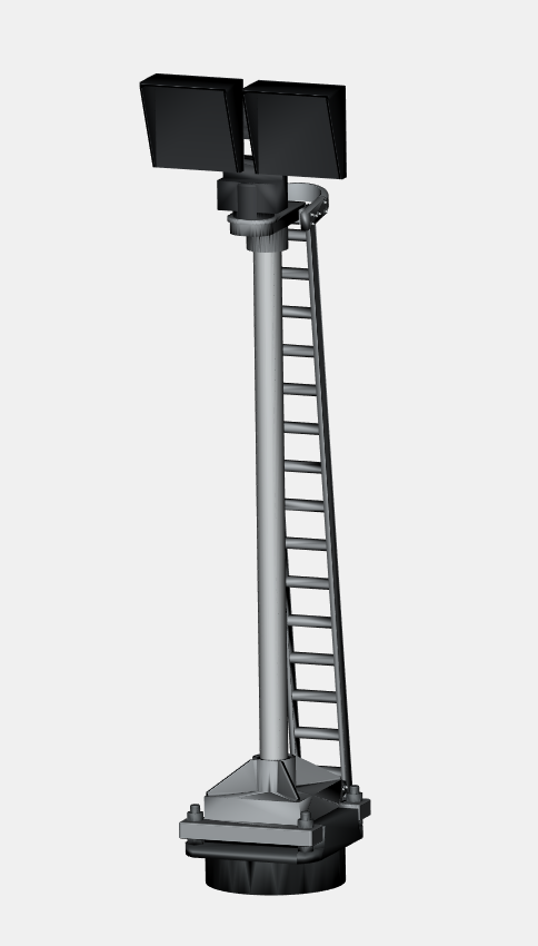 SG9 - Single Post Dummy Banner Repeater Panel Kit with Sticker Sheet (OO Gauge)