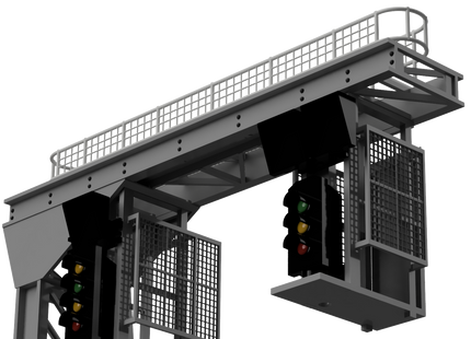 SG3 - Signal Gantry Cantilever Structure Kit for up to 2 Tracks (OO Gauge)
