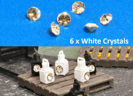Crystals for Head Lamps (L53) - OO Gauge (Pack of 6)