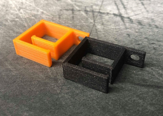 Cable Management Clips Black/Orange (Pack of 4)