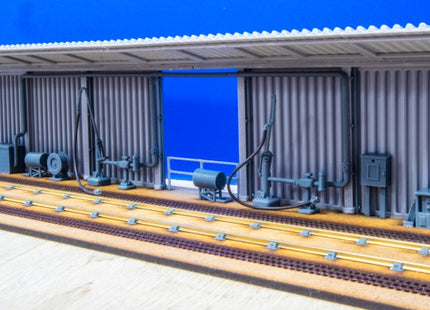 Diesel Servicing Point Kit - OO Gauge with hardstanding for Code 100/75 or Bullhead Rail