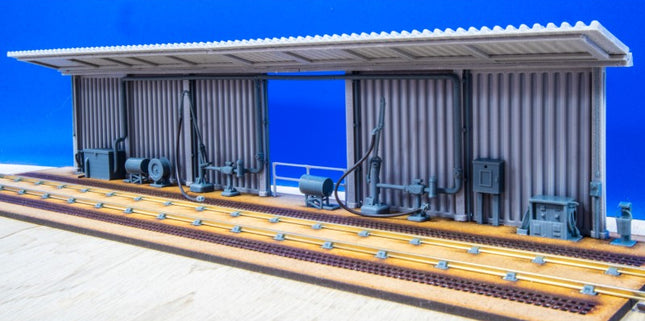 Diesel Servicing Point Kit - OO Gauge with hardstanding for Code 100/75 or Bullhead Rail
