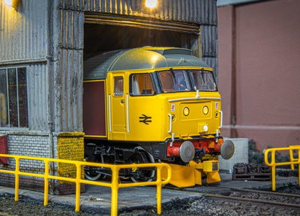 Key Clamp Safety Railing Ends - OO Gauge - Yellow/Silver (Pack of 4)